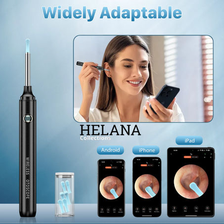 منظّف الأذن الذكي بكاميرا HD – تنظيف آمن ودقيق مع رؤية واضحة