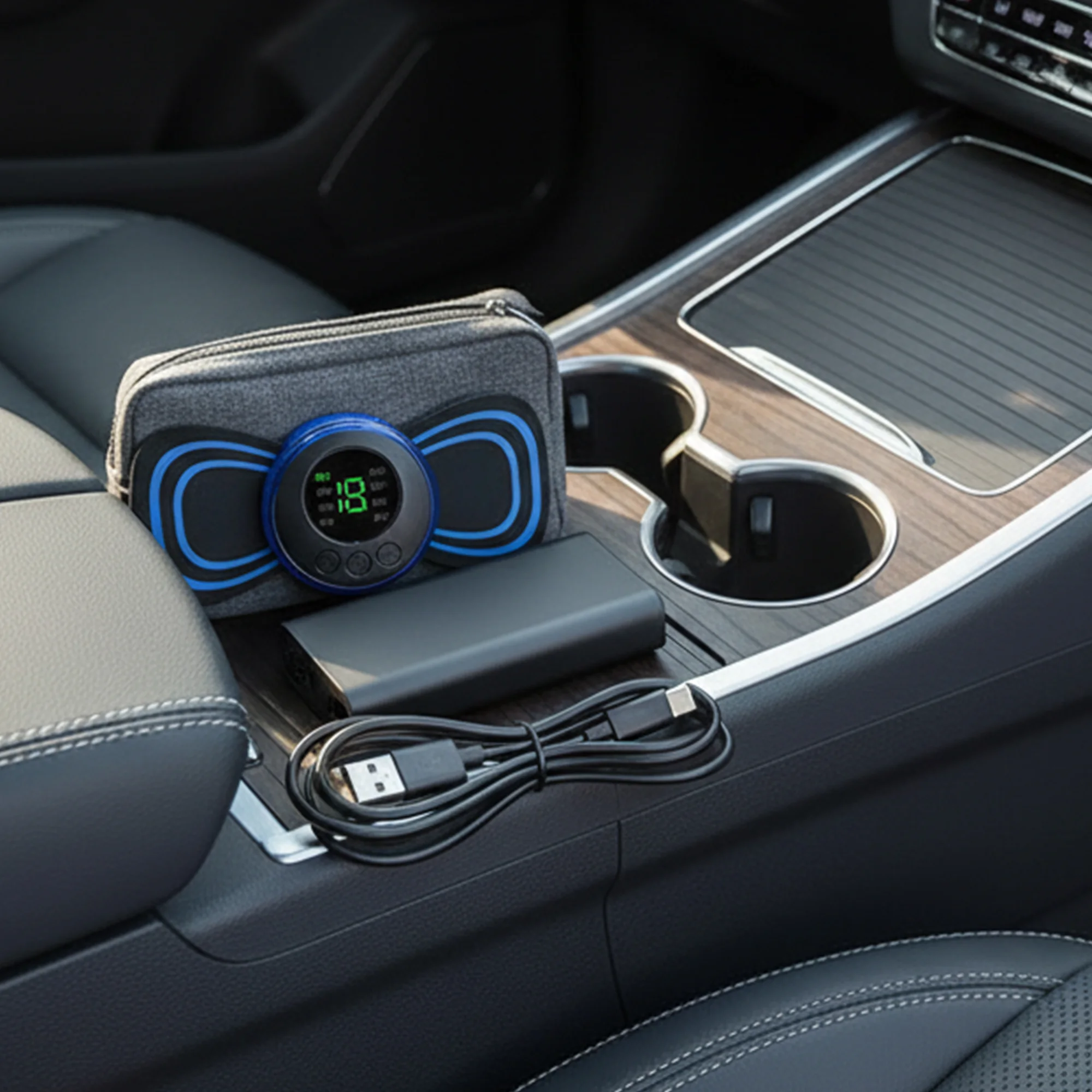 جهاز مساج صغير لتخفيف آلام الجسم بالكامل وتحفيز الفقرات العنقية  – 8 أوضاع و19 مستوى .🎁 خصم   ٪34 عند شراء قطعتين