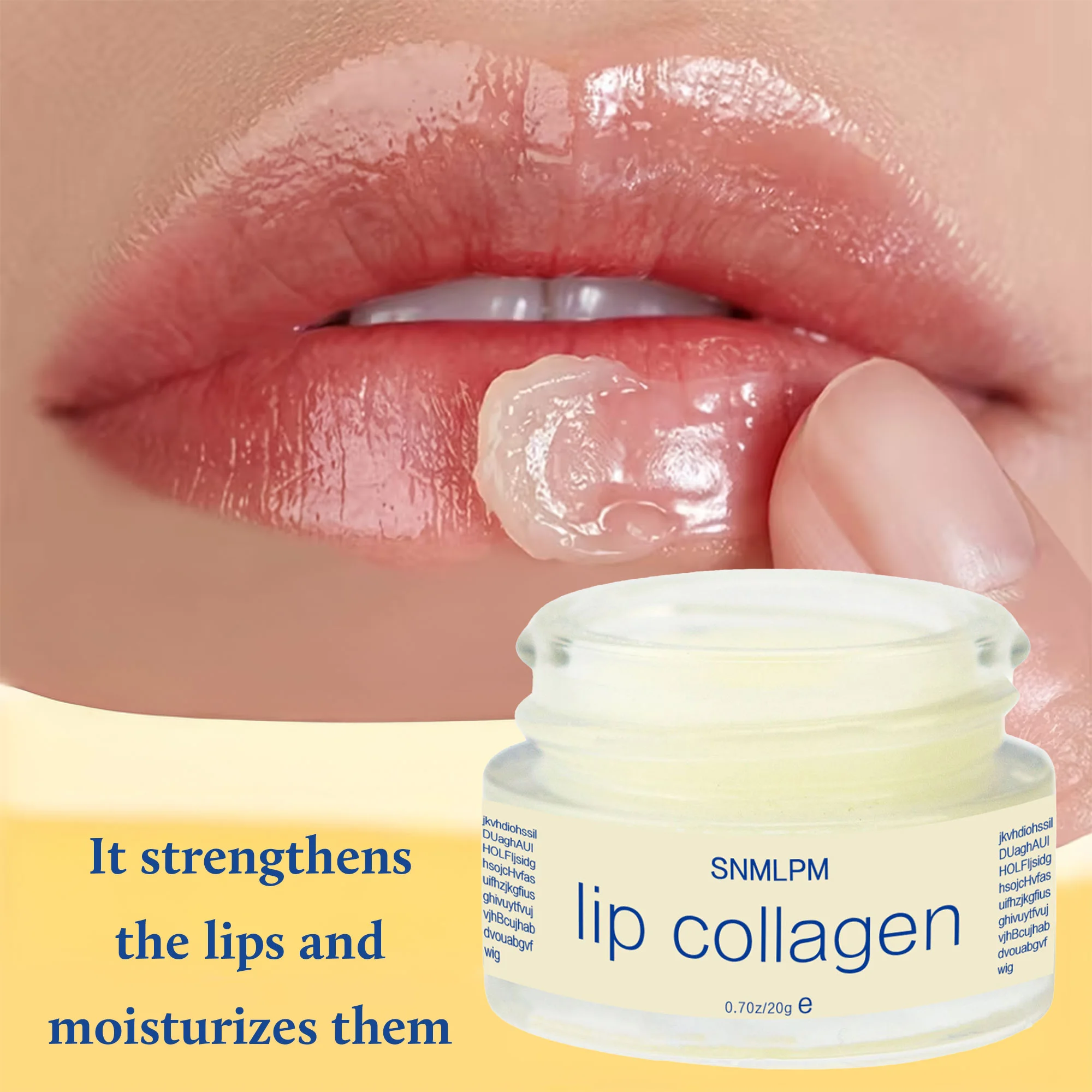 شفاه ناعمة وصحية مع ماسك الكولاجين الطبيعي بالتوت الأزرق والفراولة . [ ٪33 خصم على القطعتين ]