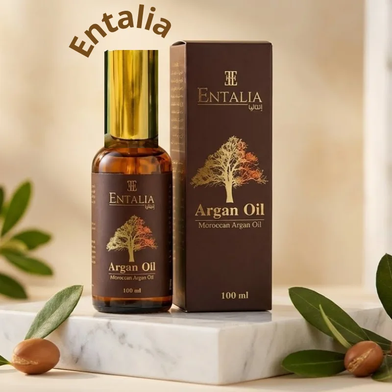 زيت الأرغان المغربي الأصلي – ترطيب وتغذية للبشرة والشعر . [ ٪19 خصم على القطعتين ]