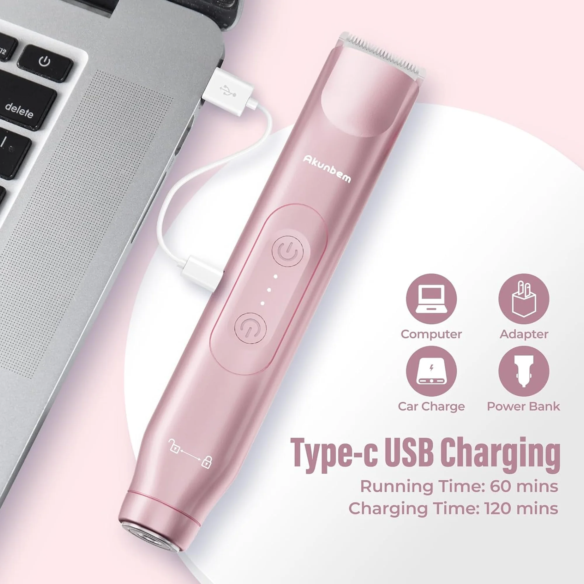 ماكينة الحلاقة الكهربائية الذكية 2 في 1 للنساء - من Aconbeam .  🎁 خصم 32% عند شراء قطعتين