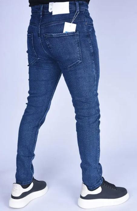 jeans Slim Fit extensible Ref-SF66520 ( Bleu Délavé )