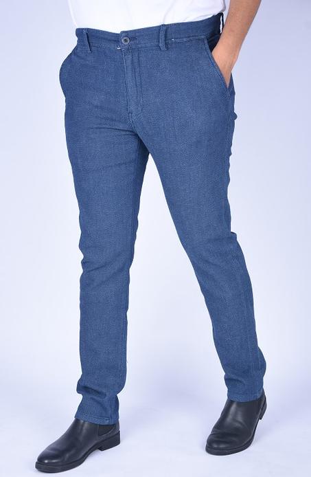 Pantalons Boss Classique en denim stretch confortable Ref-BC8817 ( Bleu Fonce )