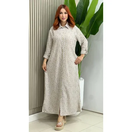 robe chemise fleur rillet