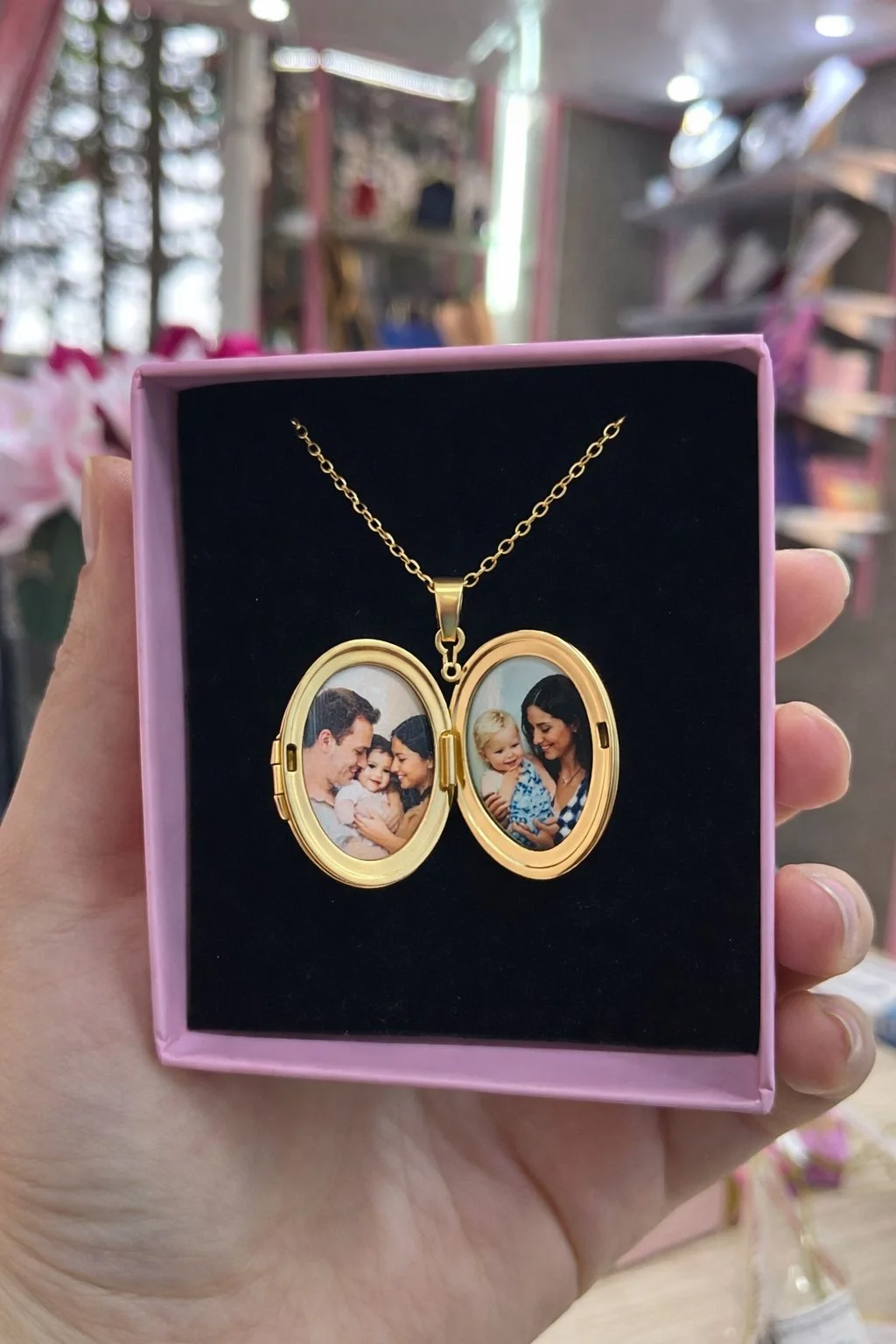 Collier Souvenir Ouvrable Cœur en Acier Inoxydable