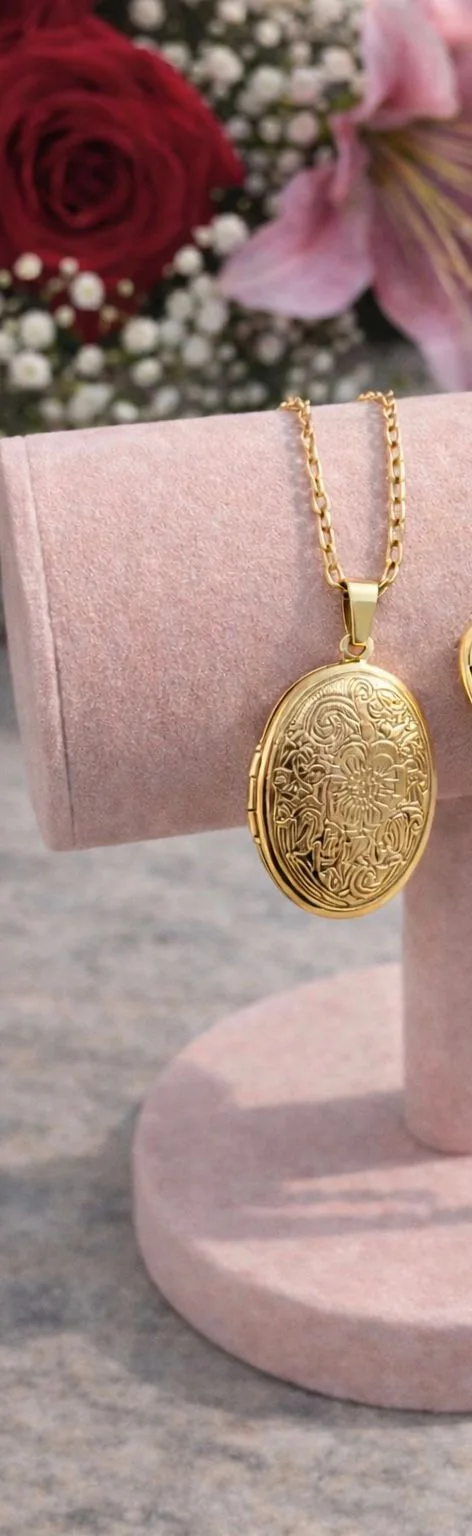 Collier Souvenir Ouvrable Cœur en Acier Inoxydable