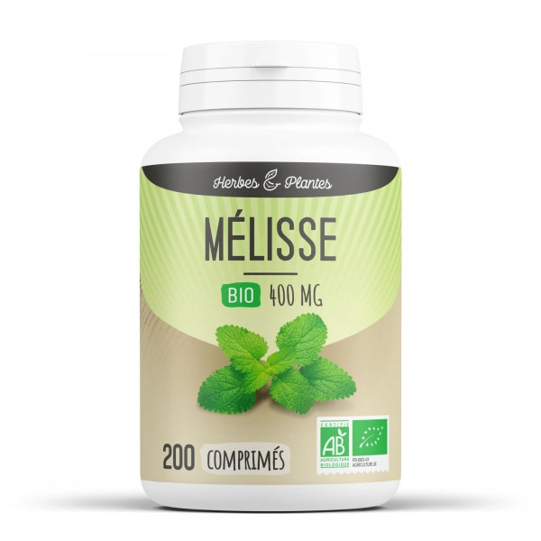 Gph Mélisse Bio 400 mg 200 comprimés