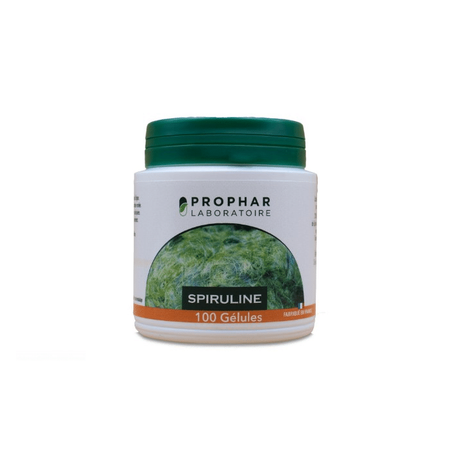 SPIRULINE BIO - Pilulier 100 gélules