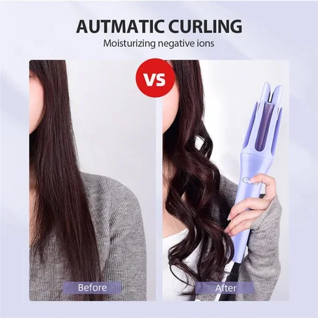 Electric Curling Iron Safe Anti-Scald Perfect Curls Waves