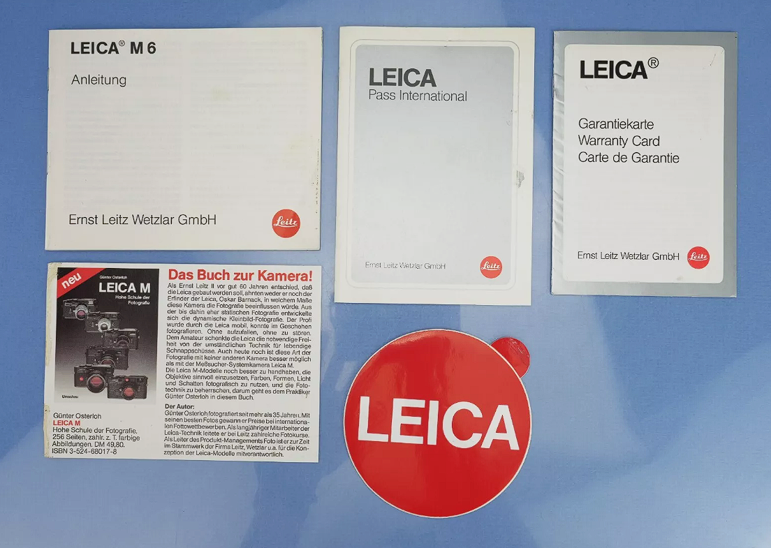 Leica M6 Wetzlar 0.72 Silver Chrome Film Camera Body – Boxed & Complete – Mint Condition