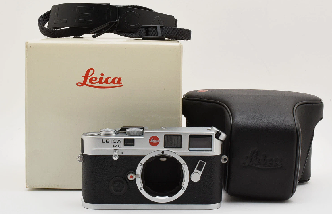Unused w/Case Leica M6 0.72 Rangefinder 35mm Film Camera Body – Non-TTL – Made in Japan