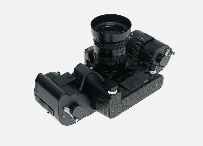 Rare Nikon F3 35mm Camera with MD-4 Motor Drive – Black | MF-4 Winder