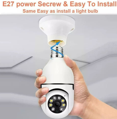 كاميرا مراقبة بانورامية على شكل مصباح