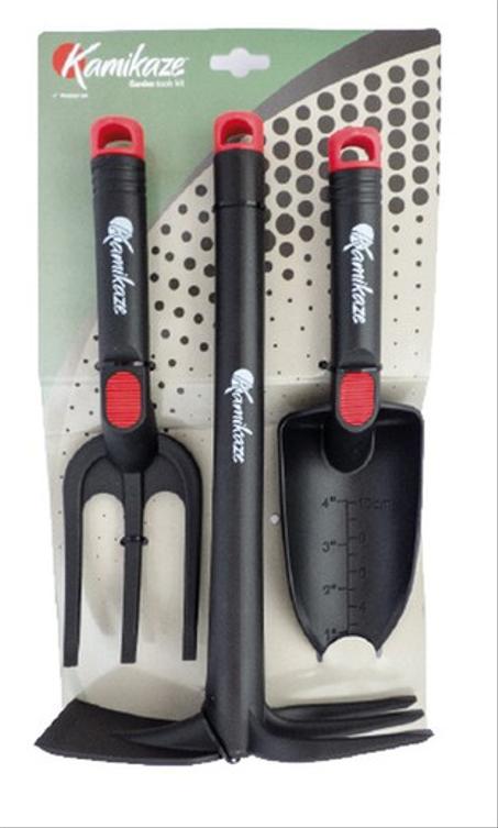 Kit Herramienta Jardin Resina Kamikaze 5491