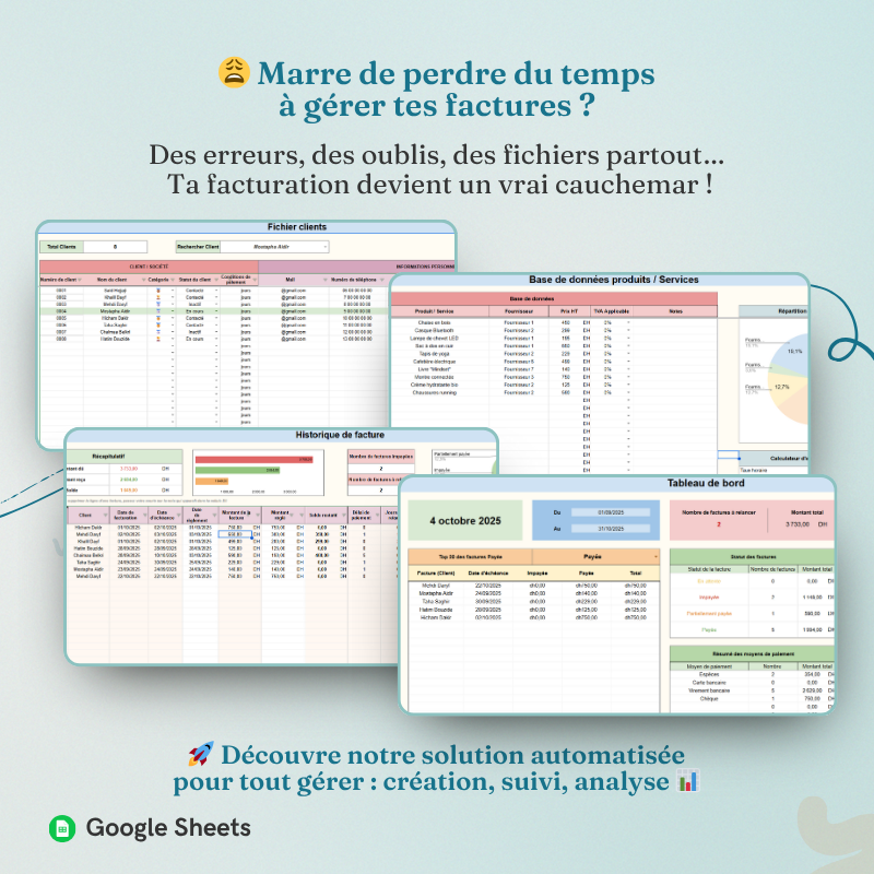Outil de gestion de factures automatisé pour indépendants & TPE – Simple et efficace