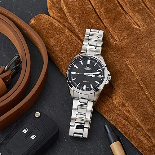 ساعة رجالية فاخرة Casio Edifice ⌚│أناقة يابانية ✨ + مقاومة للماء 💧 + زجاج ياقوتي ضد الخدش 🛡️