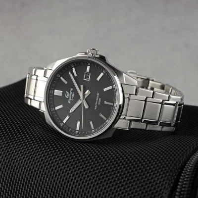ساعة رجالية فاخرة Casio Edifice ⌚│أناقة يابانية ✨ + مقاومة للماء 💧 + زجاج ياقوتي ضد الخدش 🛡️