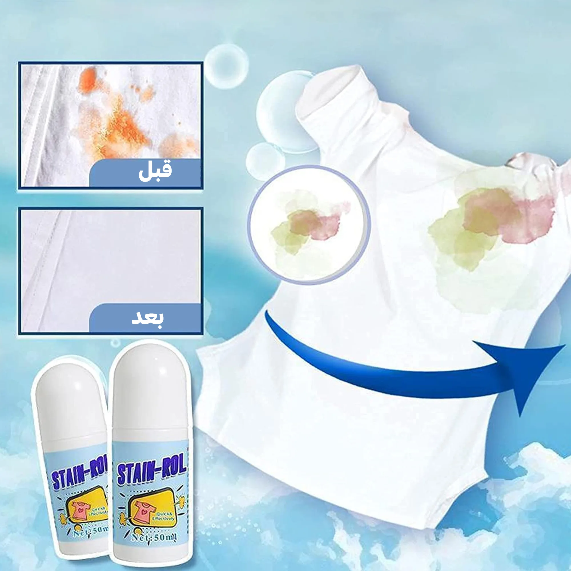 اداة ازالة البقع في حالات الطوارئ