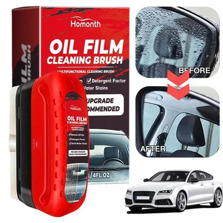 🧽 فرشاة تنظيف زجاج السيارة – Oil Film Cleaning Brush