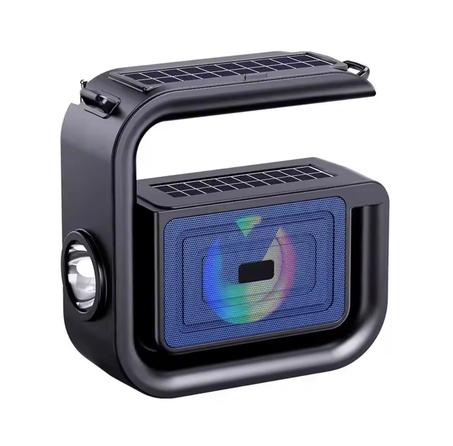 مكبر صوت لاسلكي -  محمول يشحن بالطاقة الشمسية، مكبر صوت متنقل لغرفة الاكل وغرفة النوم والحفلات