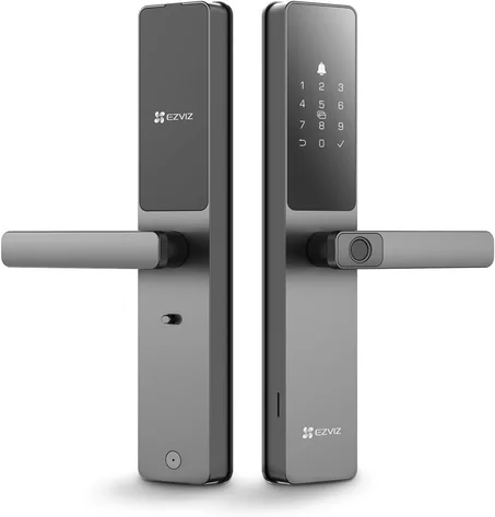 قفل ذكي EZVIZ DL05 ببصمة الإصبع — 7 طرق فتح | واي فاي + بلوتوث