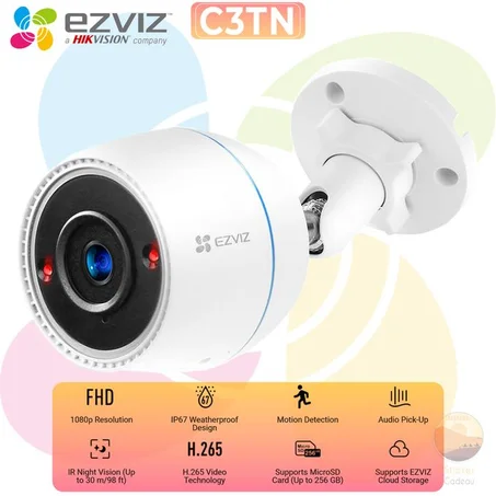 Ezviz Security Camera Outdoor, 1080P WiFi Camera with Motion Alert,