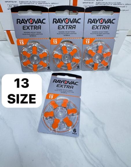 بطاريات أجهزة السمع Rayovac Extra – مقاس 13