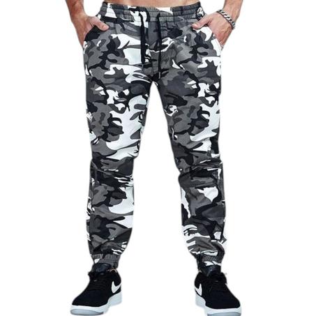 امنح مظهرك طابعًا جريئًا ومميزًا مع السروال العسكري باللونين الأبيض والأسود! صُمم هذا السروال ليتماشى مع أحدث صيحات الموضة مع الحفاظ على لمسة من الأناقة العملية. يتميز بنقشة عسكرية فريدة توفر