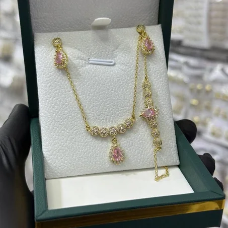 Parure Élégance Rose