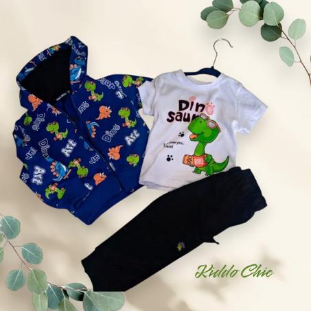 🔥 طقم رياضي 3 قطع أنيق ومريح 🔥