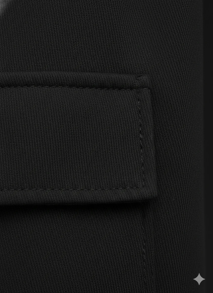 🖤 أنسومبل طويل بقَصّة قميص باللون الأسود الكلاسيكي