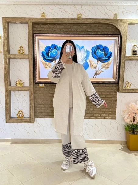 أنصومبل نسائي 3 قطع بتصميم تركي عصري