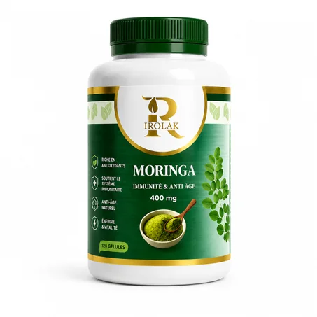 IROLAK MORINGA 400 mg – Immunité & Anti-Âge