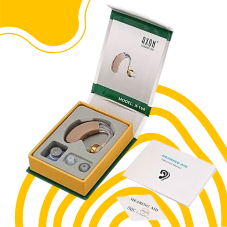 Axon x 168 contour d'oreille مساعد سمع صغير