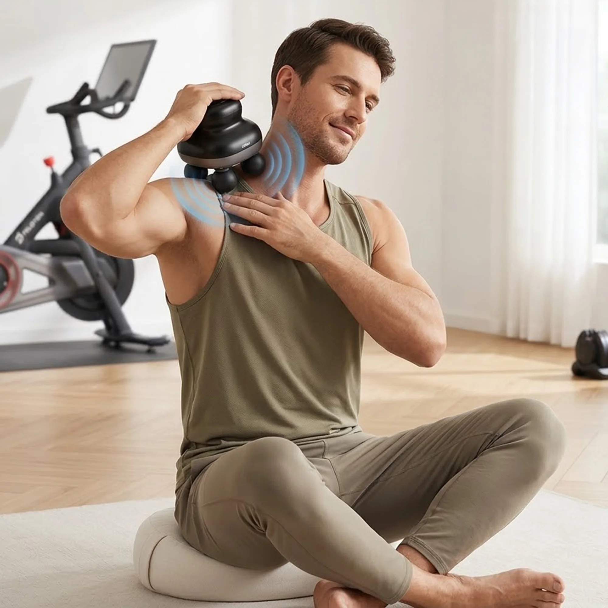 جهاز مساج شامل 4 راس