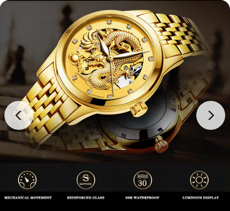 ساعة Quartz للرجال مرصعة بالألماس