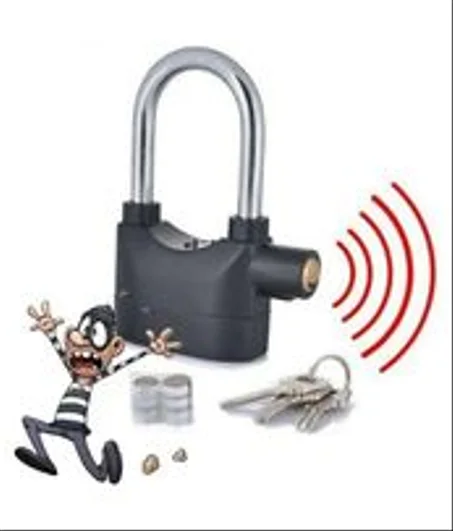 قفل منبه من السرقة عند الاحتكاك والمس والتحريك