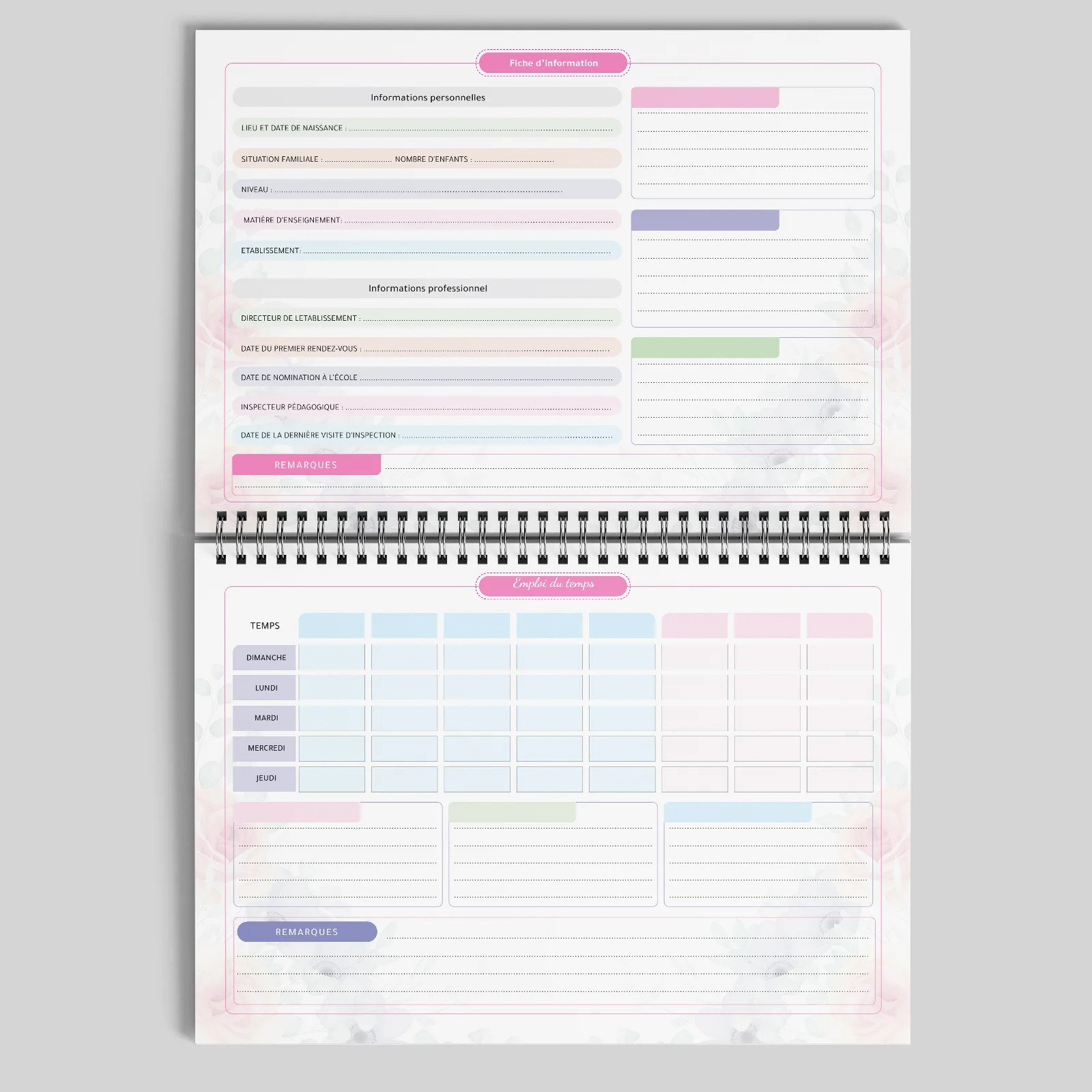 Cahier de Notes 