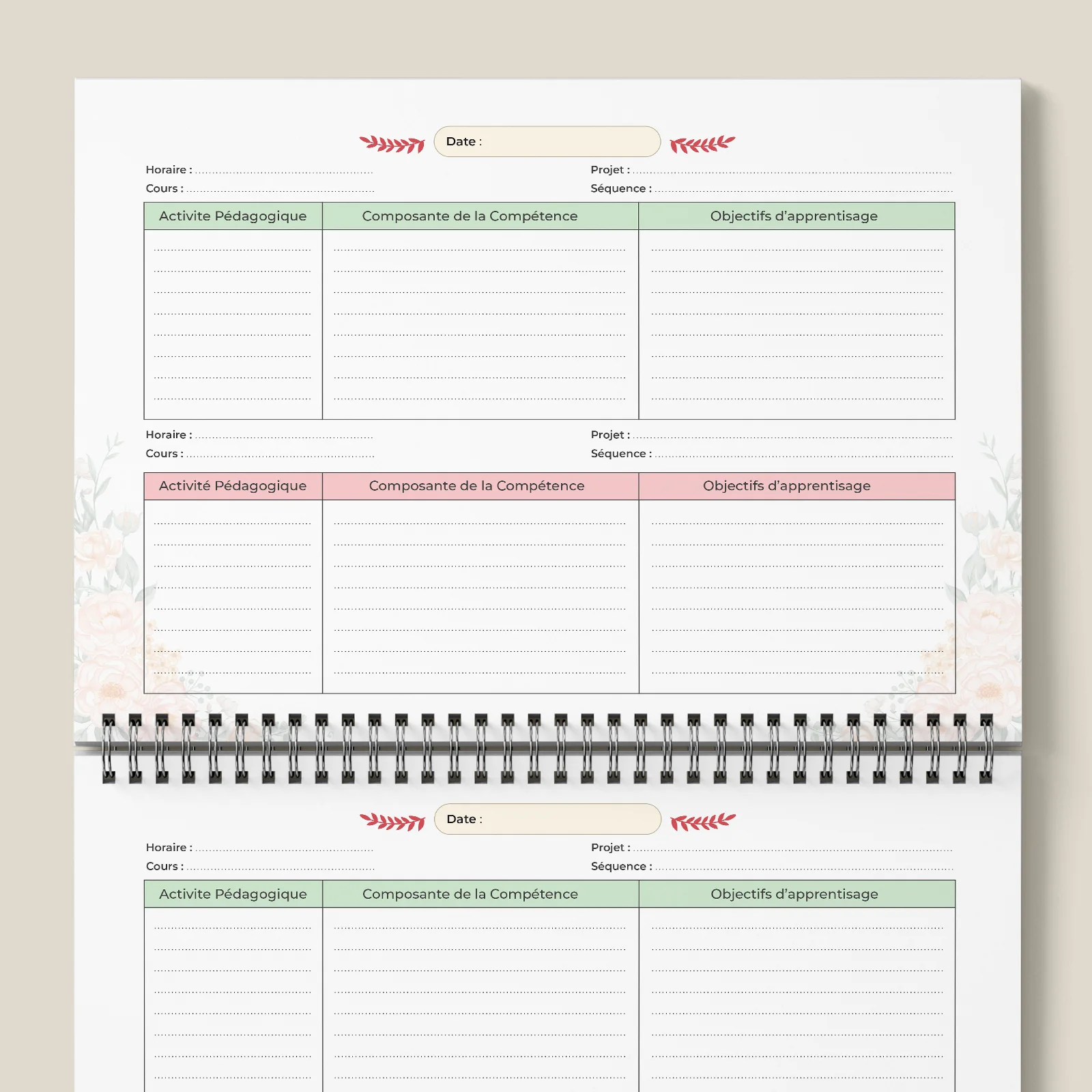 Cahier Journal 