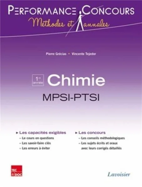 PERFORMANCE CONCOURS : chimie ; MPSI-PTSI 1re année