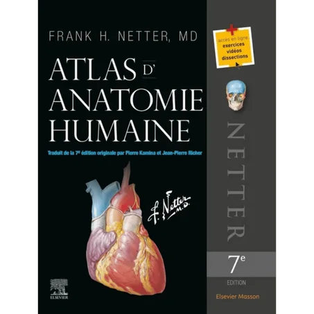 Atlas d'anatomie humaine (7e édition)  - Paperback