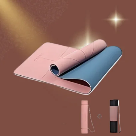 سجادة بخطوط محاذاة لليوغا