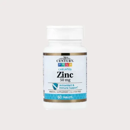 Chelated Zinc 50mg 60 Tablets
