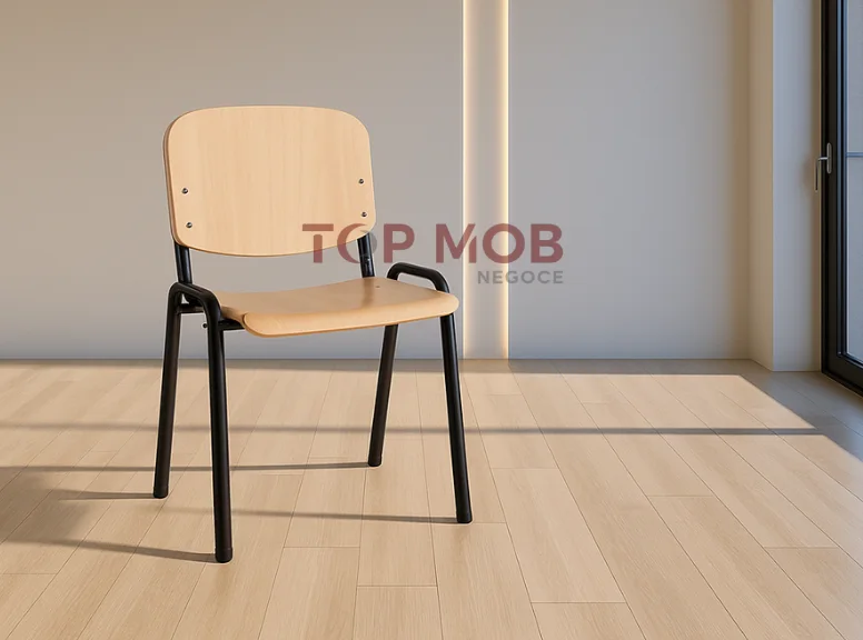 Chaise Scolaire Bois & Métal – Solide, Confortable et Durable
