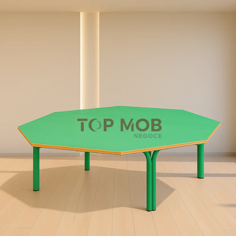 Table octogonale – Structure métallique