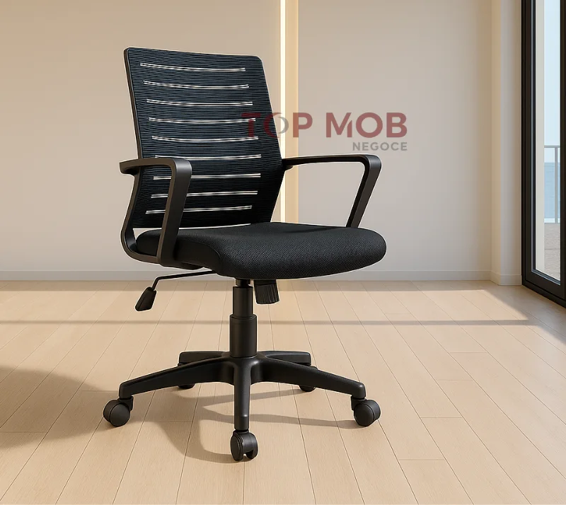 🪑 Chaise de bureau en mesh – Confort, Aération & Stabilité