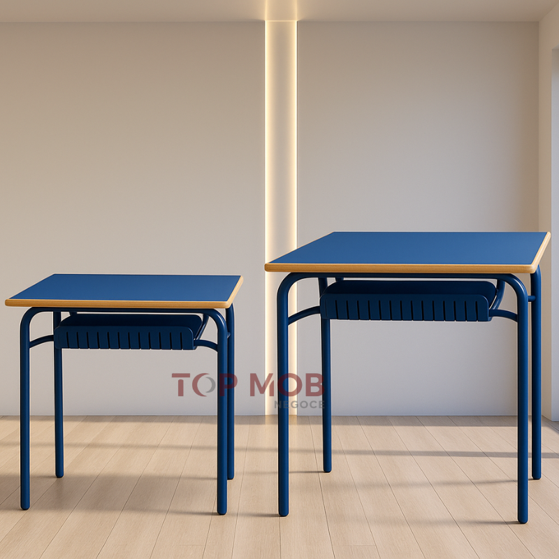 Table Scolaire Individuelle Avec Casier métallique