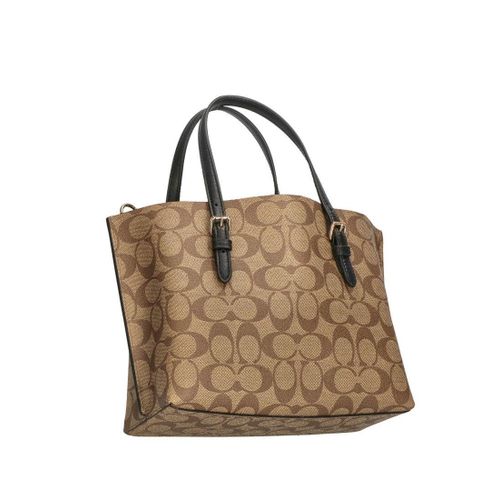 Coach Sac fourre-tout Coac'h C4250 Mollie 25 en toile Signature en kaki/noir