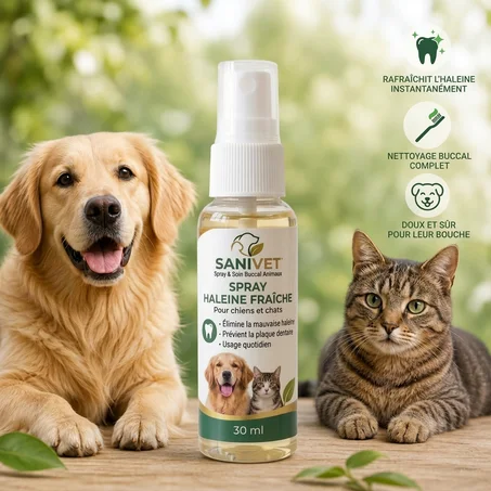 SaniVet - Spray Haleine Fraîche - 30ml