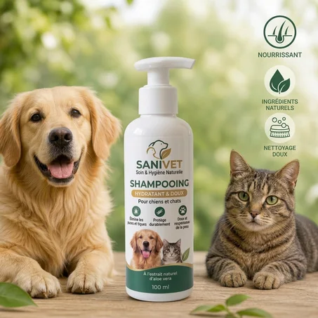SaniVet - Shampooing Hydratant & Doux - 100ml